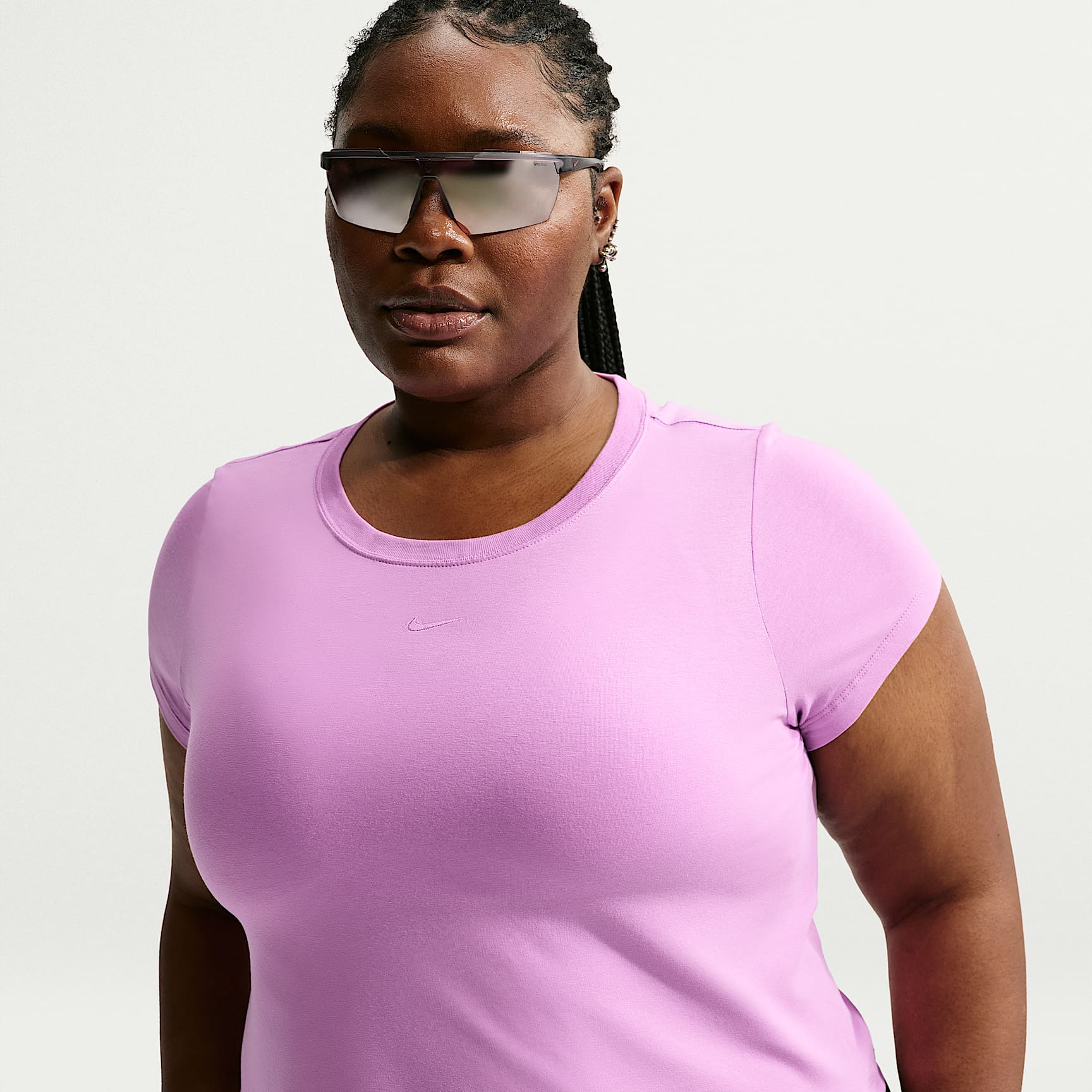 Nike Sportswear Chill Knit Women's Cropped T-Shirt (Plus Size